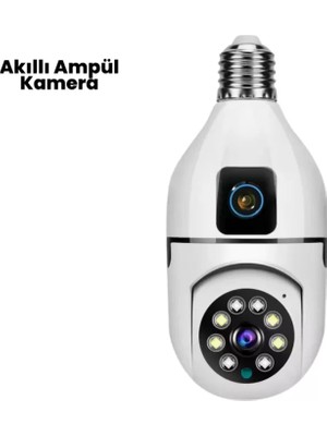 Nemere İthalat 1080P Wifi Ampul Kamerası Nemere Ithalat