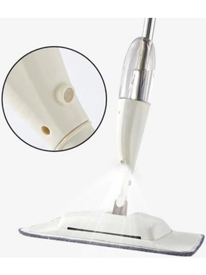 Siv Ticaret Pratik 360 Derece Dönen Ergonomik Sihirli Su Hazneli Spreyli Mop Paspas ( Lisinya )