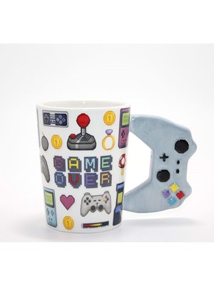 Siv Ticaret Game Over Porselen Kupa Bardak ALK1252