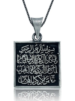 Siv Ticaret 925 Ayar Gümüş Nazar Duası Kadın Gümüş Kolye