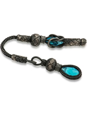 Siv Ticaret ​1000 Ayar Gümüş Zirkon Taşlı Kazaz Püsküllü