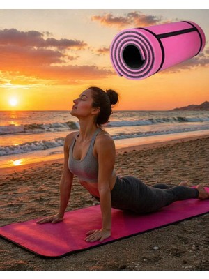 Nemere İthalat 10MM Yoga Matı Pembe Nemere Ithalat