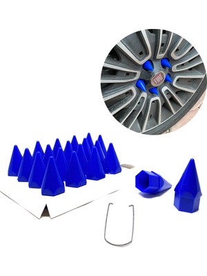 Nil Avm Sivri  Bijon Kapağı Sökme Aparatlı Mavi 17MM