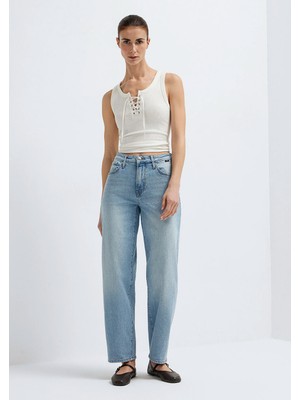 Mavi Leila Premium Blue Gölgeli Açık Mavi Jean Pantolon 1010600-A1573