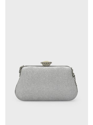 Kanuga Kadın Abiye Çanta Gümüş SHN53