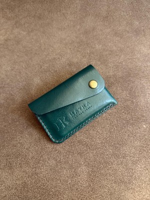 HATKA Leather Craft El Yapımı Hakiki Deri Kartlık - Single Card Holder K2