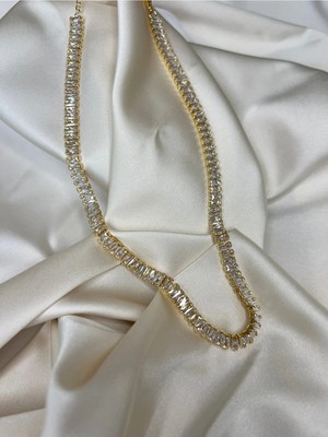 Roha Çelik Gold Baget Su Yolu Kolye