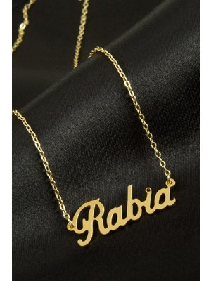 Zero Land Muratech Rabia Isimli Kolye -Sarı