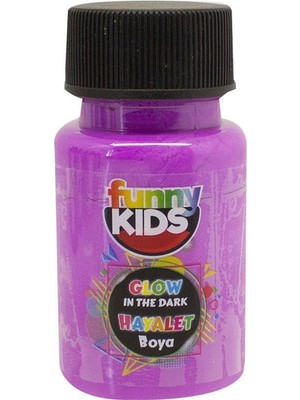 Luord-Store 4486 Mor Funny Kids Glow In The Dark Hayalet Boya 50 cc