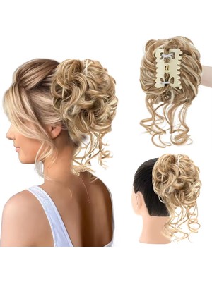 Luord-Store Tokalı Kuyruklu Dağınık Topuz / Balköpüğü Platin Röfleli