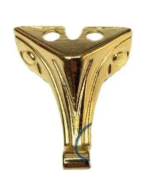 Nemere Moda Ahşap Sandık Ayağı, Kutu Ayak 2,5 cm - Sarı, 100 Adet