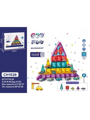 NW NessiWorld 3.75CM Mini Blok 93 Parça
