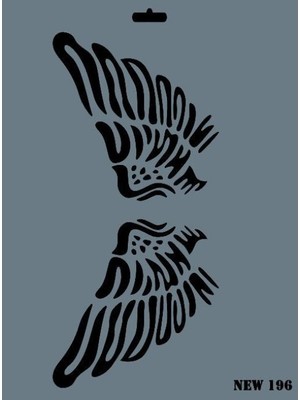 Luord-Store New Seri N-196 Stencil 35X25 cm