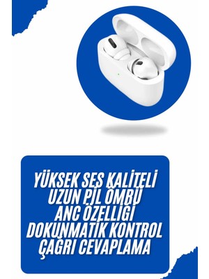 Zero Land Muratech Bluetooth Kulaklık Kulak Içi Silikonlu Stereo Yüksek Ses Kaliteli Dokunmatik