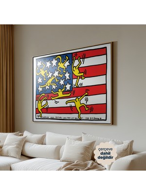 Persona Istanbul Keith Haring "american Music Festival" - Pop Art Posteri (Çerçevesiz)