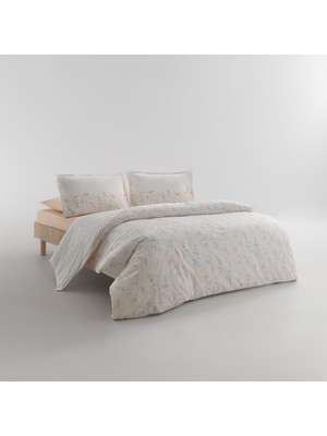 Yataş Flos %100 Pamuk Battal Boy Ranforce Nevresim Takımı - Somon