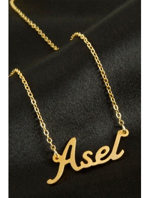 Zero Land Muratech Asel Isimli Kolye (Kişiye Özel) - Sarı