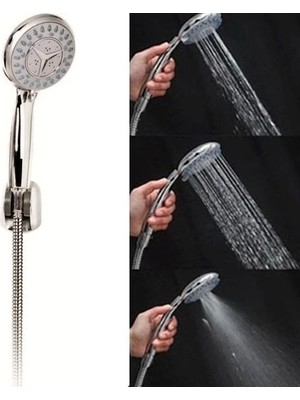 Siv Ticaret Terapi Etkili 3 Fonksiyonlu Mercedes Duş Başlığı Seti ( Lisinya )