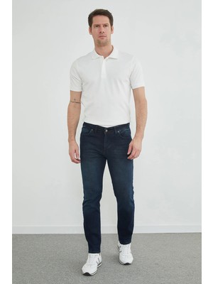 FullaModa Fermuarlı Slim Fit Jean