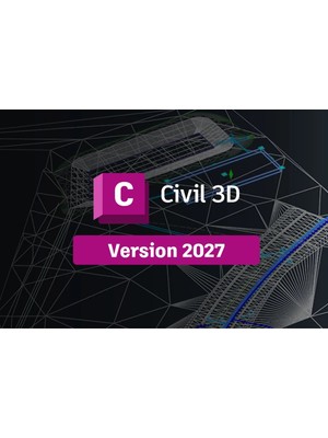 Autodesk Civil 3D 2027 (Windows) - 1 Pc 3 Yıl Abonelik (Full Sürüm) Hızlı Aktivasyon