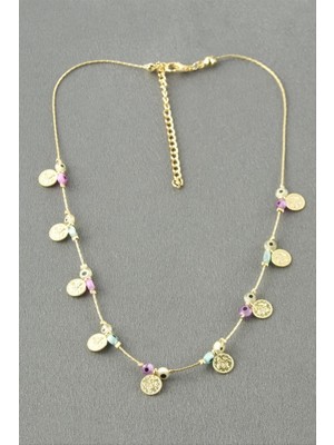 Zero Land Muratech Paralı Boncuk Nazar Kolye - Ebruli