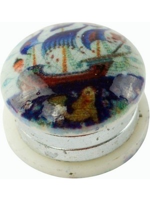 Zero Land Muratech Gemi Kupa Eşarp Mıknatısı 1 Adet - Lacivert