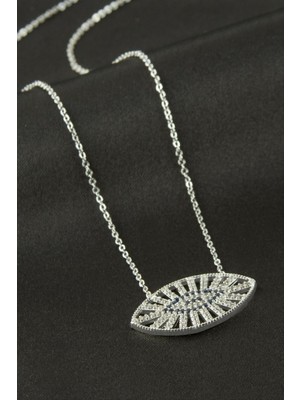 Zero Land Muratech Göz Zirkon Taşlı Kolye - Sarı