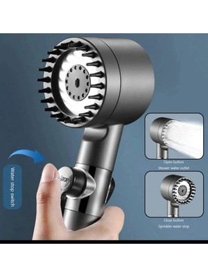 Siv Ticaret Yeni Nesil Masajlı Turbolu Çok Fonksiyonlu Filtreli Duş Başlığı ( Lisinya )