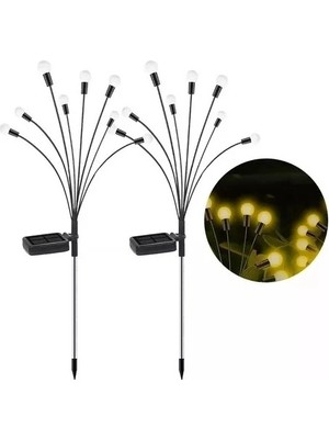 Freedom Storee 2'li Solar Bahçe Aydınlatması 8 Ledli 2 Modlu Rgb