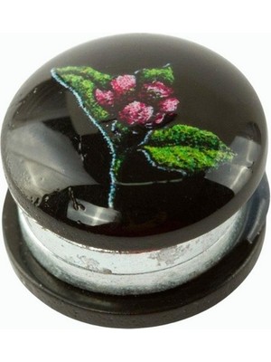 Zero Land Muratech Çiçek Kupa Eşarp Mıknatısı 1 Adet - Siyah