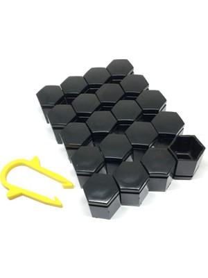 Nil Avm Bijon Kapağı Sökme Aparatlı 20&AMP;#39LI 17MM Siyah