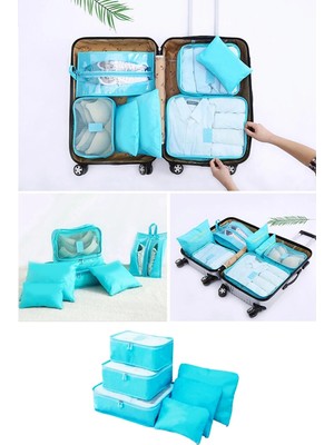 Luord-Store Bebek Anne Hastane Çantası Düzenleyici Organizer 6 Parça Set