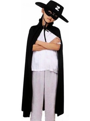 Luord-Store Çocuk Boy Pelerin + Şapka + Maske Kostüm Seti