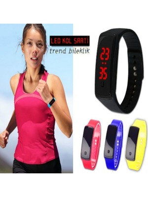 Luord-Store Siyah Ekranlı LED Kol Saati (Kırmızı)