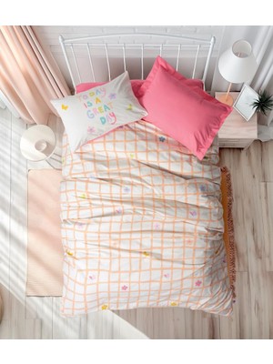 Luord-Store Genç Ranforce Nev Takımı Tek Kişilik Jours Pembe