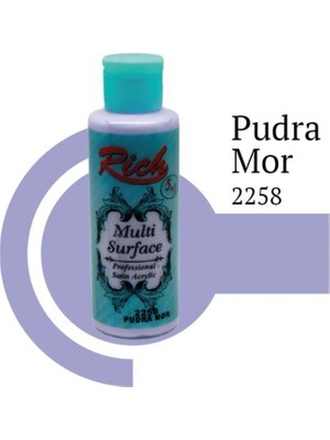Luord-Store Riculti Surface 2258 Pudra Mor Akrilik Boya 130 cc
