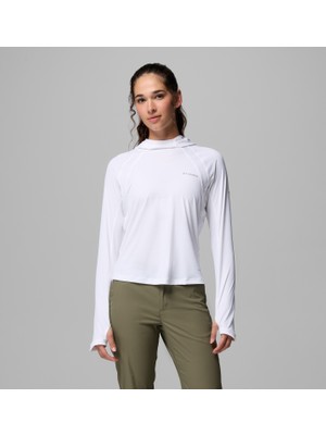 Columbia Stealth Spring Kapüşonlu Kadın Teknik Uzun Kollu T-Shirt