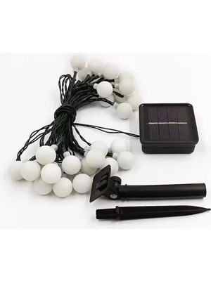 Senson Solar 5m 28 LED Top Gün Işığı Siyah Kablolu