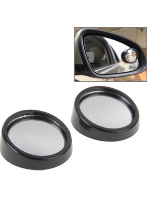 Nil Avm Yuvarlak Dönerli Oto Motosiklet Kör Nokta Aynası 2&AMP;#39LI Siyah SY022