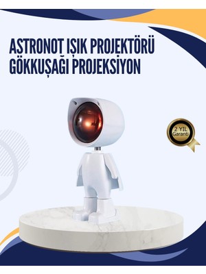 Northcity Gün Batımı Efekti Astronot LED Masa Lambası - Romantik Aydınlatma