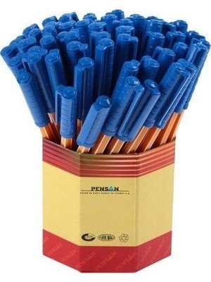 Pensan 1010 Ofispen 60'lı Kutu Tükenmez Kalem Mavi