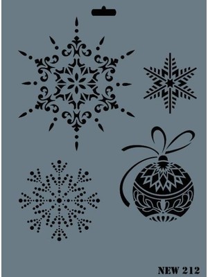 Luord-Store New Seri N-212 Stencil 35X25 cm