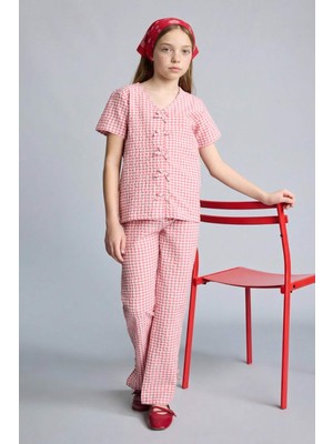 DeFacto Regular Fit 2'li Pijama Takımı Kız Çocuk H2657A826SP