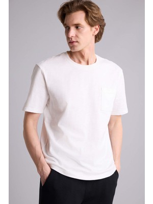 DeFacto Regular Fıt Bisiklet Yaka Kısa Kollu TIŞÖRT G6991AX26SM