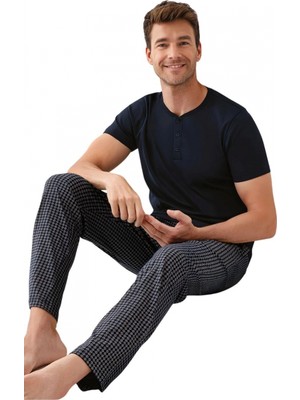 Pileli Store Pilelistore Anne-Kız Seti Kadın Ikili Pijama Takım  AR3576-S