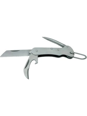 SHC4200 Pk 153 Gümüş Gemici Çakı 9,5 cm - Metal Sap, Manuel