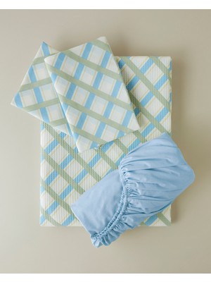 English Home Soft Breeze Çift Kişilik Pike Takımı 200x220 cm Yeşil