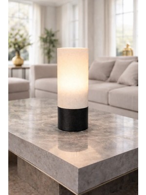 Mosso Steel Nova Model - LED Abajur - Masa Lambası - USB 5V ile Çalışır - Slim LED Aydınlatması Dahildir - Dekoratif Lamba - Renk Seçenekli