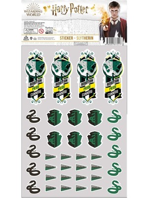 Sihir Dükkanı Harry Potter Slytherin İcons Lisanslı Sticker Set