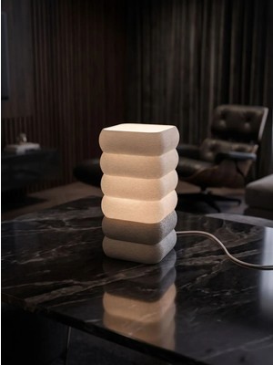 Mosso Steel Vela Model - LED Abajur - Masa Lambası - USB 5V ile Çalışır - Slim LED Aydınlatması Dahildir - Dekoratif Lamba - Renk Seçenekli